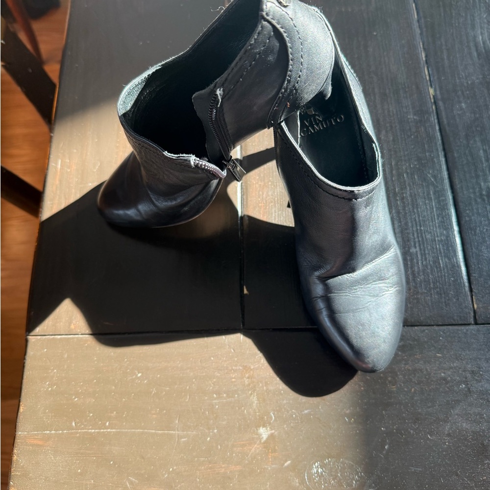 Vince Camuto Charcoal Ankle Booties